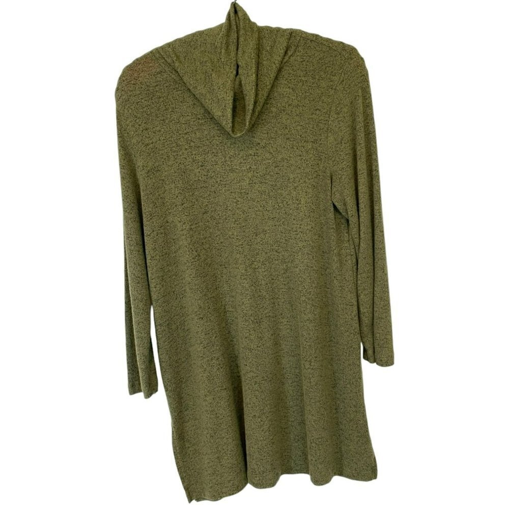 Old Navy Turtleneck Sweater Plush Tunic Extra Long Side Slits Women's Size Large
